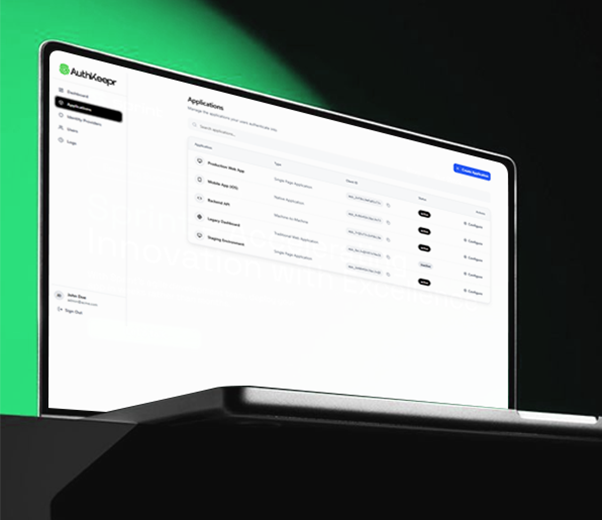 Happy man using phone